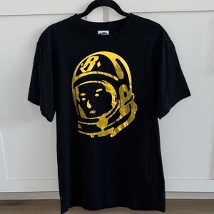 Billionaire Boys Club Black Tee with Gold Astronaut